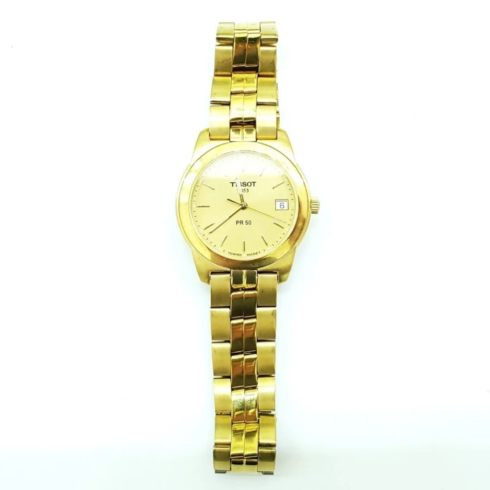 Tissot 1853 PR 50 Gold Tone Watch